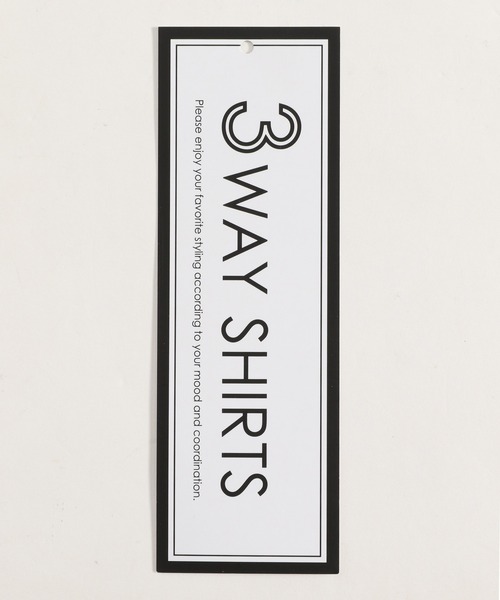 niko and...(ニコアンド)の「miulisse(ミュウリス)3WAYシャツ(シャツ/ブラウス・レディース・イエロー/ピンク/ライトグリーン・FREE)」の6枚目の写真