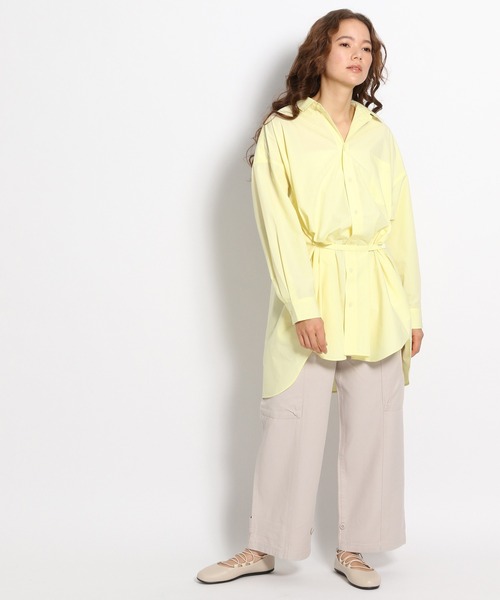 niko and...(ニコアンド)の「miulisse(ミュウリス)3WAYシャツ(シャツ/ブラウス・レディース・イエロー/ピンク/ライトグリーン・FREE)」の14枚目の写真