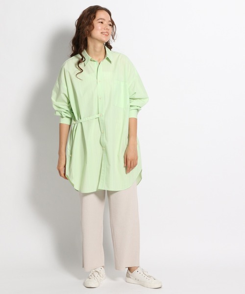 niko and...(ニコアンド)の「miulisse(ミュウリス)3WAYシャツ(シャツ/ブラウス・レディース・イエロー/ピンク/ライトグリーン・FREE)」の10枚目の写真