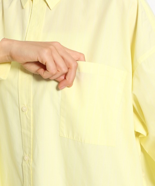 niko and...(ニコアンド)の「miulisse(ミュウリス)3WAYシャツ(シャツ/ブラウス・レディース・イエロー/ピンク/ライトグリーン・FREE)」の12枚目の写真