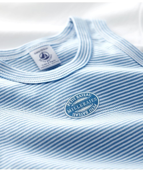 PETIT BATEAU（プチバトー）の「ミラレ＆ホワイトタンクトップ２枚組（タンクトップ・キッズ・その他・6YEAR/8YEAR/10YEAR/12YEAR）」の3枚目の写真