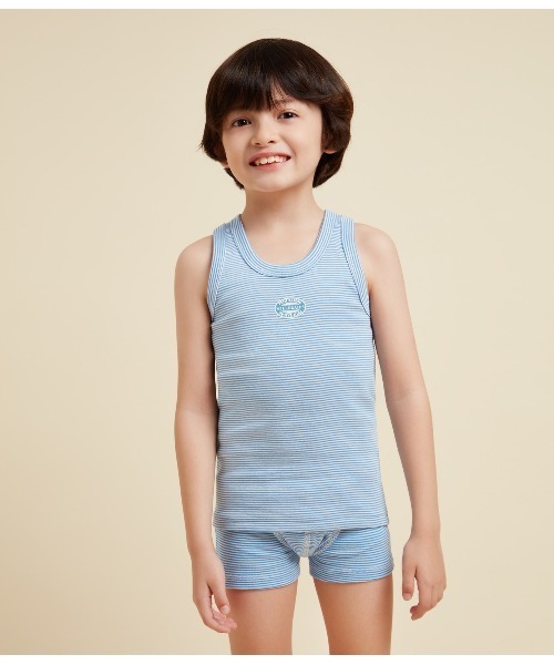 PETIT BATEAU（プチバトー）の「ミラレ＆ホワイトタンクトップ２枚組（タンクトップ・キッズ・その他・6YEAR/8YEAR/10YEAR/12YEAR）」の8枚目の写真