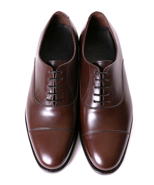 Berwick1707（バーウィック）の「Berwick バーウィック ストレートチップ 5224 レザー ソール（ドレスシューズ・メンズ・ブラック/ダークブラウン・6/8/8.5/6.5/5/7/7.5/5.5/4.5）」の6枚目の写真