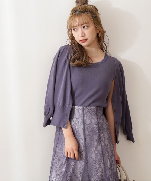 PROPORTION BODY DRESSING(プロポーションボディドレッシング)の「3wayニット / 1211170419(ニット/セーター・レディース・ブルー系その他/ブラック/グレー・FREE)」の4枚目の写真