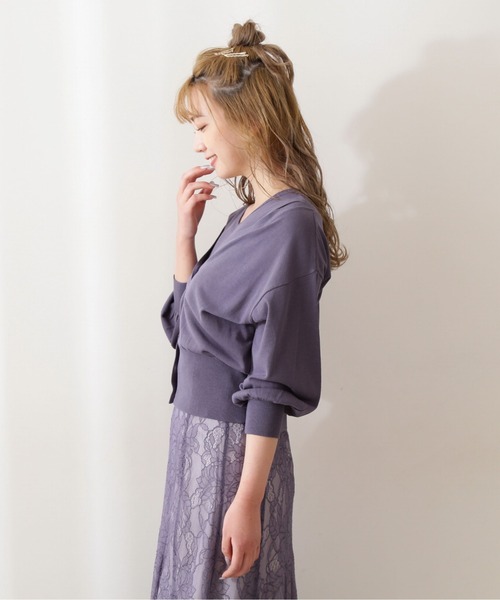 PROPORTION BODY DRESSING(プロポーションボディドレッシング)の「3wayニット / 1211170419(ニット/セーター・レディース・ブルー系その他/ブラック/グレー・FREE)」の6枚目の写真