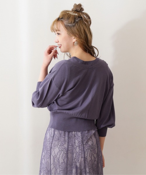 PROPORTION BODY DRESSING(プロポーションボディドレッシング)の「3wayニット / 1211170419(ニット/セーター・レディース・ブルー系その他/ブラック/グレー・FREE)」の12枚目の写真