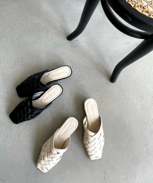 ORiental TRaffic by yuri | 【ZOZOTOWN限定】クロス編み込みミュールサンダル/11296(サンダル)