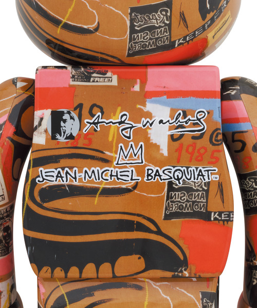 【新品】1000%AndyWarhol×JEAN-MICHEL #2 Be@rbrick Andy Warhol x Jean-Michel Basquiat #2 1000% Collectible