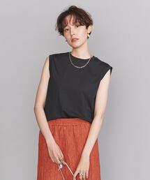 BEAUTY&YOUTH UNITED ARROWS | BY∴ クリアハイゲージコットンノースリーブカットソー(Tシャツ/カットソー)