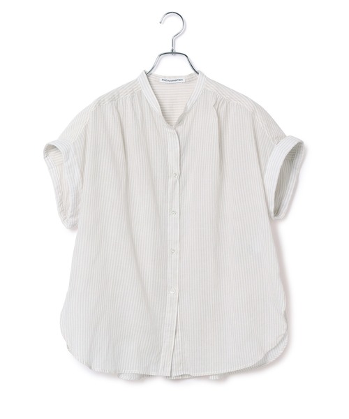 ADAM ET ROPE'(アダムエロペ)の「【KHADI(カディ)】インドコットンフレンチシャツ(シャツ/ブラウス・レディース・ピンク/ミント/ホワイト系その他・FREE)」の11枚目の写真