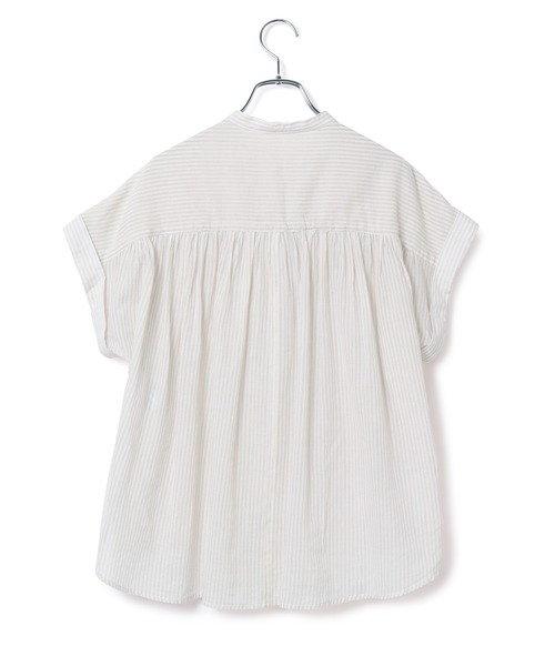 ADAM ET ROPE'(アダムエロペ)の「【KHADI(カディ)】インドコットンフレンチシャツ(シャツ/ブラウス・レディース・ピンク/ミント/ホワイト系その他・FREE)」の12枚目の写真