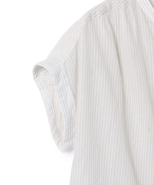 ADAM ET ROPE'(アダムエロペ)の「【KHADI(カディ)】インドコットンフレンチシャツ(シャツ/ブラウス・レディース・ピンク/ミント/ホワイト系その他・FREE)」の14枚目の写真