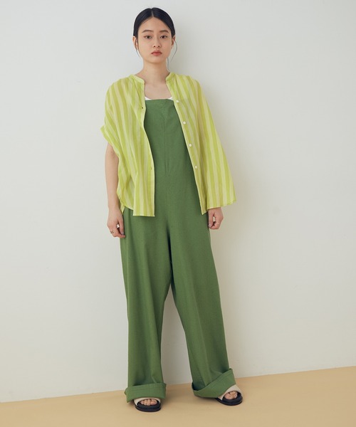 ADAM ET ROPE'(アダムエロペ)の「【KHADI(カディ)】インドコットンフレンチシャツ(シャツ/ブラウス・レディース・ピンク/ミント/ホワイト系その他・FREE)」の22枚目の写真