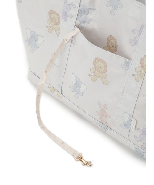 gelato pique（ジェラートピケ）の「【ONLINE限定】ぬいぐるみモチーフママバッグ（マザーズバッグ・レディース・ピンク/オフホワイト・FREE）」の10枚目の写真