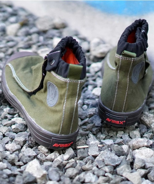 AVIREX（アヴィレックス）の「【スニーカー】ヘリオス/HELIOS/アヴィレックス/AVIREX（スニーカー・レディース・ブラック/オリーブ・23㎝/24cm/25cm/26cm/27cm/28cm/29cm）」の3枚目の写真