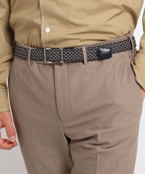 TAKEO KIKUCHI(タケオキクチ)の「◆リバーシブル ゴムメッシュ ベルト(ベルト・メンズ・ネイビー系4/ライトグリーン系/ブラック系4/ピンク系・00)」の10枚目の写真