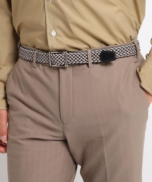 TAKEO KIKUCHI(タケオキクチ)の「◆リバーシブル ゴムメッシュ ベルト(ベルト・メンズ・ネイビー系4/ライトグリーン系/ブラック系4/ピンク系・00)」の12枚目の写真