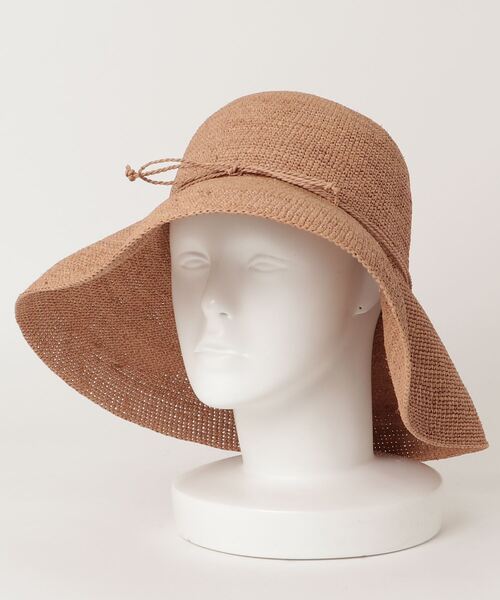 Helen Kaminski（ヘレンカミンスキー）の「HELEN KAMINSKI(ヘレンカミンスキー)Iconic Rollable Raffia Crochet（ハット・レディース・ベージュ・F）」の11枚目の写真