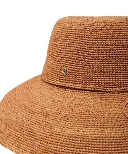 Helen Kaminski（ヘレンカミンスキー）の「HELEN KAMINSKI(ヘレンカミンスキー)Iconic Rollable Raffia Crochet（ハット・レディース・ベージュ・F）」の10枚目の写真