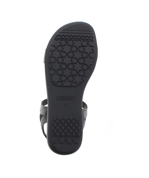 JELLY BEANS（ジェリービーンズ）の「オーバルパーツフラットサンダル(214-30201)JELLY BEANS(ジェリービーンズ)（サンダル・レディース・ホワイト/ブラック/プラチナム・LL/S/M/L）」の13枚目の写真