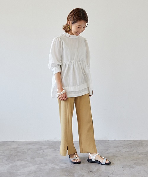 JELLY BEANS（ジェリービーンズ）の「オーバルパーツフラットサンダル(214-30201)JELLY BEANS(ジェリービーンズ)（サンダル・レディース・ホワイト/ブラック/プラチナム・LL/S/M/L）」の9枚目の写真