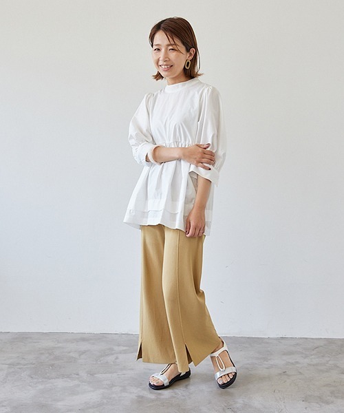 JELLY BEANS（ジェリービーンズ）の「オーバルパーツフラットサンダル(214-30201)JELLY BEANS(ジェリービーンズ)（サンダル・レディース・ホワイト/ブラック/プラチナム・LL/S/M/L）」の5枚目の写真