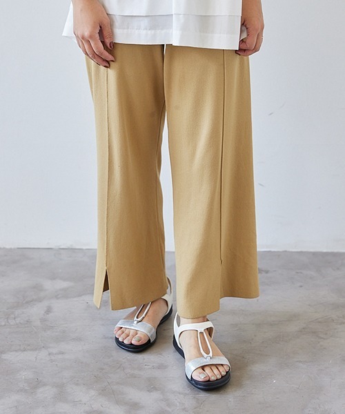 JELLY BEANS（ジェリービーンズ）の「オーバルパーツフラットサンダル(214-30201)JELLY BEANS(ジェリービーンズ)（サンダル・レディース・ホワイト/ブラック/プラチナム・LL/S/M/L）」の8枚目の写真