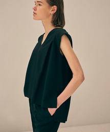 city（シティ）の「【CITY】ハイツイストVネックトップス（シャツ/ブラウス）」