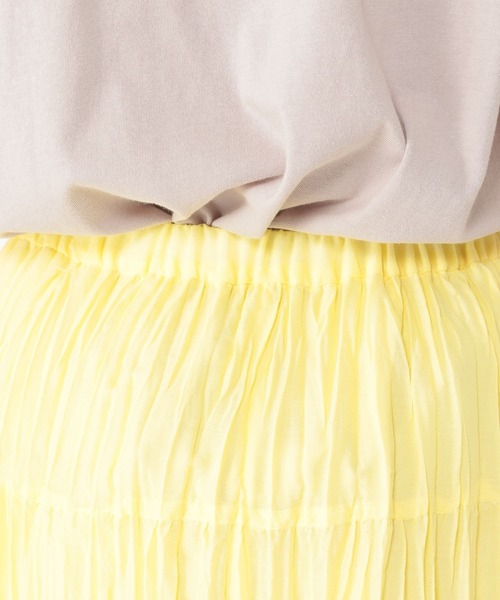 studio CLIP（スタディオクリップ）の「ティアードプリースカート（スカート・レディース・ホワイト/グリーン/イエロー・MEDIUM/LARGE）」の16枚目の写真