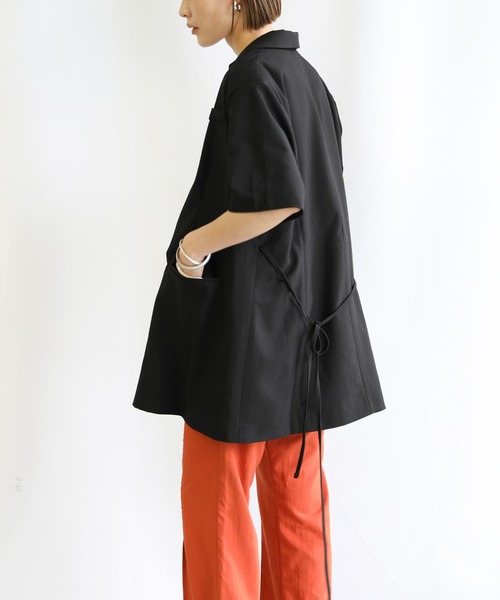 select MOCA(セレクトモカ)の「2021 SS カシュクールテーラードジャケット(テーラードジャケット・レディース・ホワイト/ブラック/ダークラベンダー・FREE)」の18枚目の写真