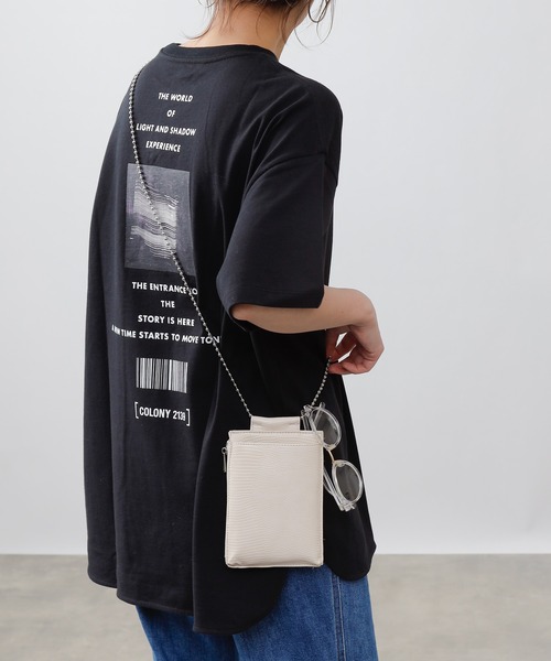 COLONY 2139（コロニートゥーワンスリーナイン）の「半袖バックプリントPHOTO Tシャツ（Tシャツ/カットソー・レディース・ホワイト/ブラック/ホワイト系その他/ホワイト系その他2/ブラック系その他/ブラック系その他2・MEDIUM/LARGE）」の11枚目の写真