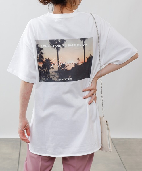 COLONY 2139（コロニートゥーワンスリーナイン）の「半袖バックプリントPHOTO Tシャツ（Tシャツ/カットソー・レディース・ホワイト/ブラック/ホワイト系その他/ホワイト系その他2/ブラック系その他/ブラック系その他2・MEDIUM/LARGE）」の15枚目の写真