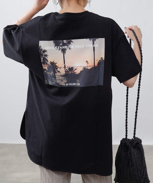 COLONY 2139（コロニートゥーワンスリーナイン）の「半袖バックプリントPHOTO Tシャツ（Tシャツ/カットソー・レディース・ホワイト/ブラック/ホワイト系その他/ホワイト系その他2/ブラック系その他/ブラック系その他2・MEDIUM/LARGE）」の18枚目の写真