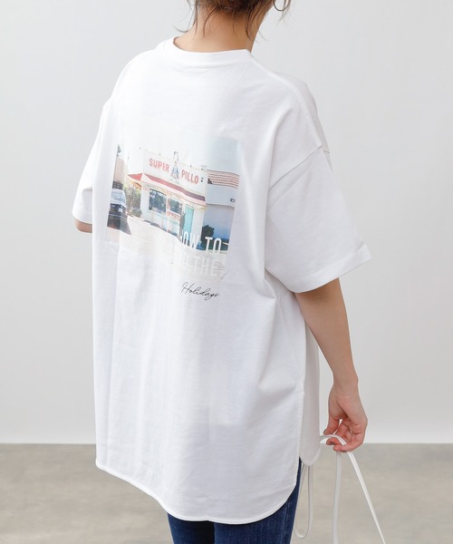 COLONY 2139（コロニートゥーワンスリーナイン）の「半袖バックプリントPHOTO Tシャツ（Tシャツ/カットソー・レディース・ホワイト/ブラック/ホワイト系その他/ホワイト系その他2/ブラック系その他/ブラック系その他2・MEDIUM/LARGE）」の19枚目の写真