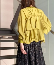 Desert Rose | 【DOS DIOSAS/ドスディオサス】バックフリルジャケット(ブルゾン)