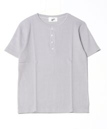 21/- サーマル ヘンリーネック 半袖 Tシャツ
