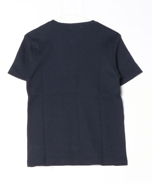 Bling Leads(ブリングリーズ)の「21/- サーマル ヘンリーネック 半袖 Tシャツ(Tシャツ/カットソー・メンズ・サックスブルー/ネイビー/ホワイト/カーキ/ライトピンク/グレー/ブラック・L/XL/M)」の8枚目の写真
