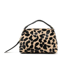 GIANNI CHIARINI / ALIFA 2WAY レオパードバッグ S