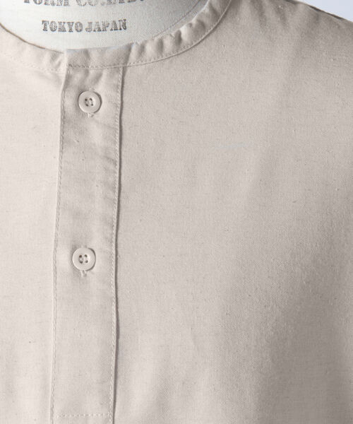 GLOSTER（グロスター）の「ミリタリースリーピングシャツ ヘンリーネックTシャツ（Tシャツ/カットソー・メンズ・ブラック系その他3/キナリ/イエロー系その他3・MEDIUM/LARGE）」の21枚目の写真