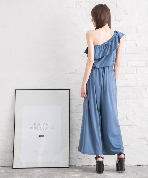 Newlyme（ニューリーミー）の「オフショルオールインワン（その他パンツ・レディース・ピンク/ブルー/モカ/ブラック/オレンジ/ボルドー・SMALL/LARGE/X-LARGE/MEDIUM）」の17枚目の写真