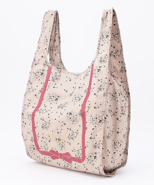 TOCCA(トッカ)の「FLOWERY WAY ECOBAG エコバッグ(エコバッグ/サブバッグ・レディース・ブラック系/ライトグレー系/ベージュ系・F)」の4枚目の写真