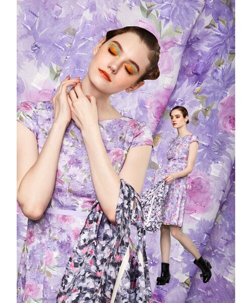 TOCCA(トッカ)の「FLOWERY WAY ECOBAG エコバッグ(エコバッグ/サブバッグ・レディース・ブラック系/ライトグレー系/ベージュ系・F)」の9枚目の写真
