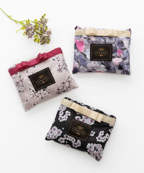 TOCCA(トッカ)の「FLOWERY WAY ECOBAG エコバッグ(エコバッグ/サブバッグ・レディース・ブラック系/ライトグレー系/ベージュ系・F)」の19枚目の写真