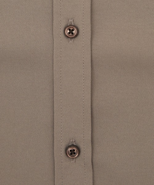 UNION STATION（ユニオンステーション）の「【バンドカラー】ナチュラルストレッチシャツ（シャツ/ブラウス・メンズ・ホワイト/ベージュ/グレー・S/M/L）」の11枚目の写真