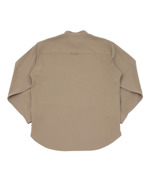 UNION STATION（ユニオンステーション）の「【バンドカラー】ナチュラルストレッチシャツ（シャツ/ブラウス・メンズ・ホワイト/ベージュ/グレー・S/M/L）」の9枚目の写真