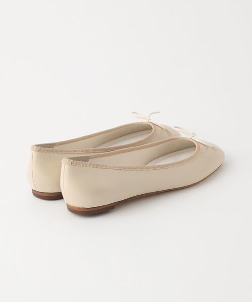 green label relaxing(グリーンレーベルリラクシング)の「スクエア バレエ フラットシューズ(バレエシューズ・レディース・ブラック/パープル/ブラウン/オフホワイト/ゴールド・22cm/22.5cm/23cm/23.5cm/24cm/24.5cm/25cm/25.5cm)」の12枚目の写真