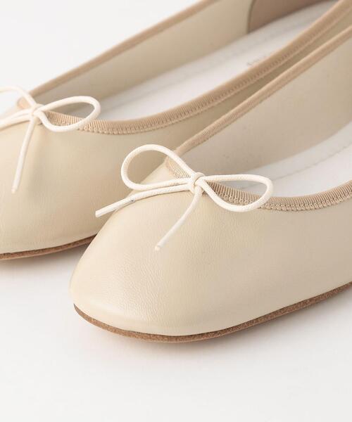 green label relaxing(グリーンレーベルリラクシング)の「スクエア バレエ フラットシューズ(バレエシューズ・レディース・ブラック/パープル/ブラウン/オフホワイト/ゴールド・22cm/22.5cm/23cm/23.5cm/24cm/24.5cm/25cm/25.5cm)」の13枚目の写真