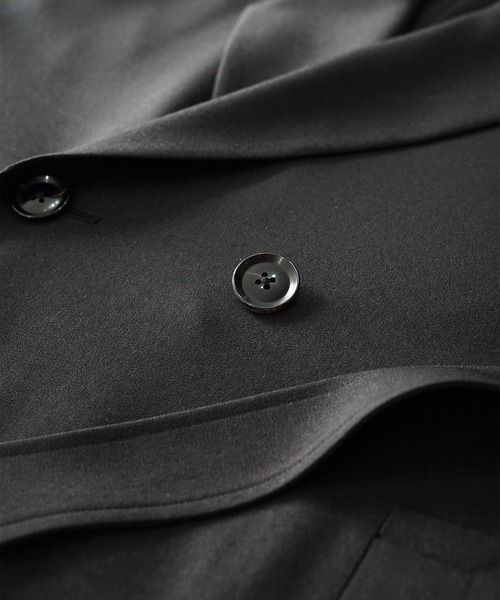 SHAREEF（シャリーフ）の「PE GABARDINE GOWN COAT（その他アウター・メンズ・モカ/パープル/ブラック/グリーン系その他/ホワイト系その他・1/2/3）」の8枚目の写真