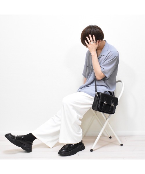mazimekko 専用⭐︎FAKE LEATHER JACKET レザークロップドモトジャケット / Leather Cropped Moto Jacket