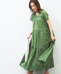 HERENCIA | シースルー ティアード ワンピース(ワンピース)